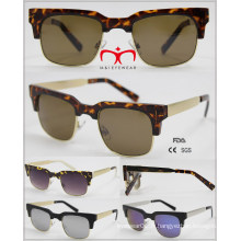 Lunettes de soleil à vendre à la mode 2016 à la mode avec temple en métal (WSP601523)